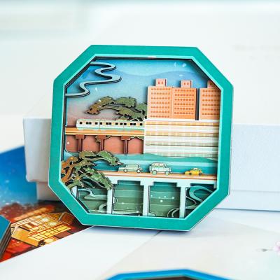 China city ​​factory manufacturing 3d fridge magnet souvenir refrigerator magnet for refrigerator for sale