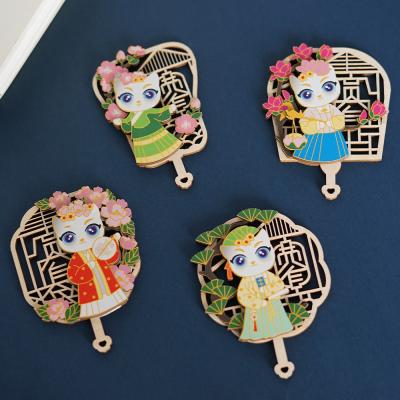 China China Factory Price Qintrack Fridge Magnet Decoration Ornaments New Design Wooden Puzzle for sale