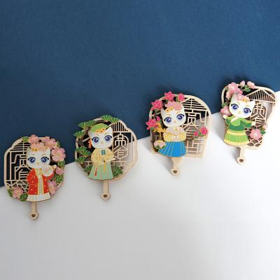 China High Quality China Qintrack Fridge Magnet Decoration Ornaments New Design Wooden Puzzle for sale