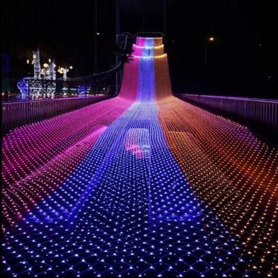 China 01 Custom LED Mesh Fairy Decorative Net Lights for Outdoor Christmas for sale