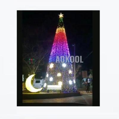 China New MODERN Outdoor Commercial Decor RGB Christmas Tree Lights for sale