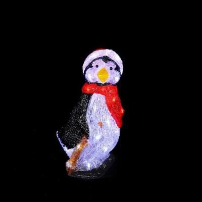 China 3D Acrylic Penguin Led Sculpture Lights AK-3D-A004 for sale