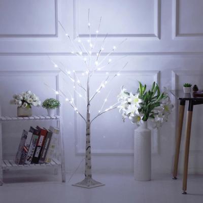 China Artificial Christmas Tree Light 3D Led White Birch Tree Light for sale