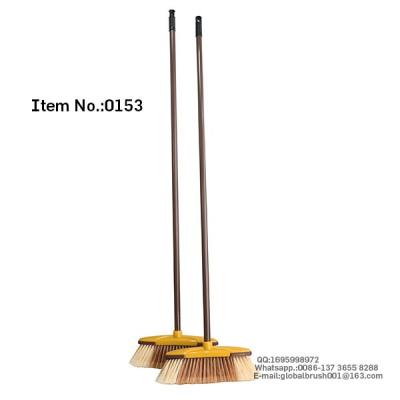 China Taizhou best selling broom supplier soft indoor PP hand HQ0153 hand sweep broom parts for sale