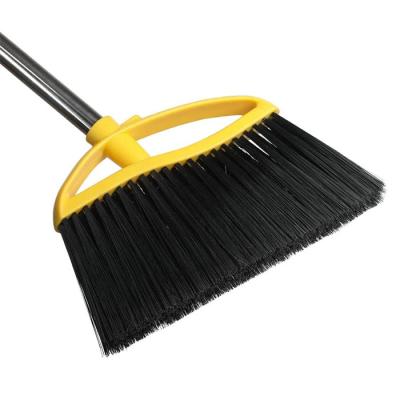 China HQ8831 Flower End For Home Cleaning Green Color Customized Plastic North American Broom for sale