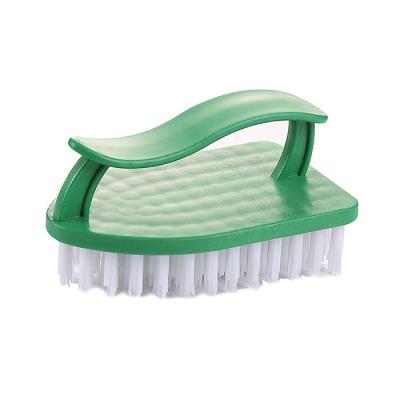 China JS-10 Nigeria Eco-friendly Market Brush Hard Hair For Nail Cleaning PP Scrub Brush for sale