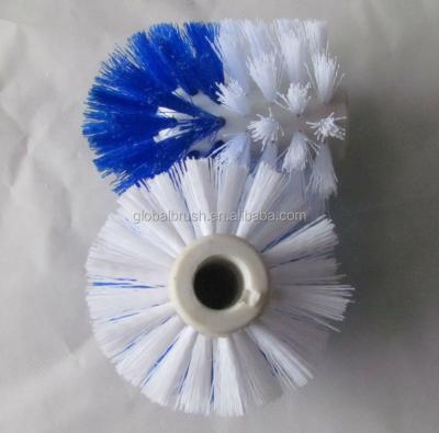 China 2105-A Round Bathroom Brush Head Sustainable For Satin Nickel Pedestal Toilet Bowl Reading Brush for sale