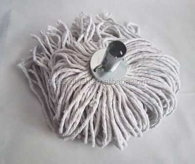 China Item No.505 Viable Metal Socket Screw White Cotton Yarn Broom for sale