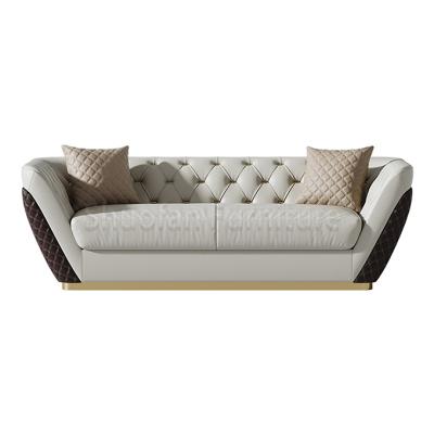 China Other Modern Furniture Sofa Set Living Room Hot Sale Living Room White Leather Sofas for sale