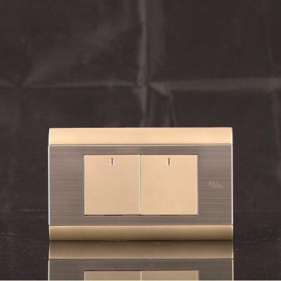 China 2 Strip Wall Light Swith Stainless Wall Light Swith for sale