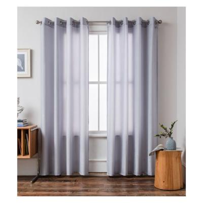 China High Quality Sheer Drapes Faux Silk Fabric Window Drapes Curtains On Custom Hot Sale Decoration Beautiful For Living Room for sale