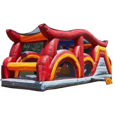 China Eco-friendly Shooting Tag Inflatable Obstacle Course Inflatable Maze Castle PVC for sale