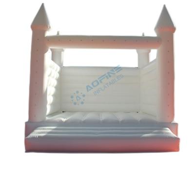 China Park/Playground/School/Commercial Inflatable White House Wedding White Bouncer Rental Bounce Jumping Bouncy Castle For Sale for sale