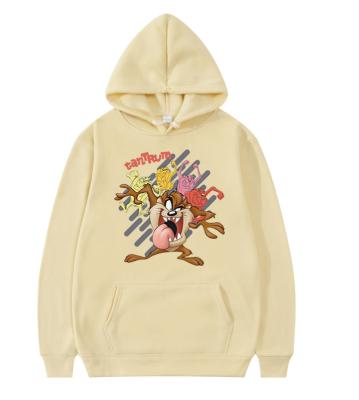 China Custom Comics Street Hoodies Men's Loose Hip Hop Hoody Anti-Wrinkle Women's Sweatshirt Cartoon Unisex Hoodie for sale