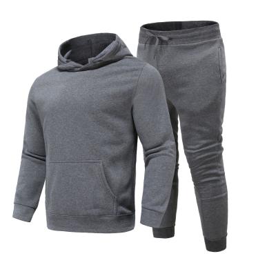 China Breathable Private Label Custom Logo 2 Piece Sets Autumn And Winter Cotton Tracksuits Men Training Wear for sale