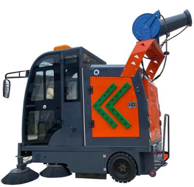 China Commercial Road Cleaning Brush No Residue Floor Sweeper Machine Electric Road Sweeping Machine for sale