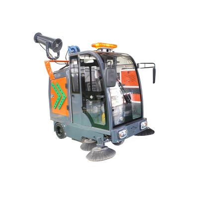 China Commercial Road Cleaning Brush No Residue Floor Sweeper Machine Electric Road Sweeping Machine for sale