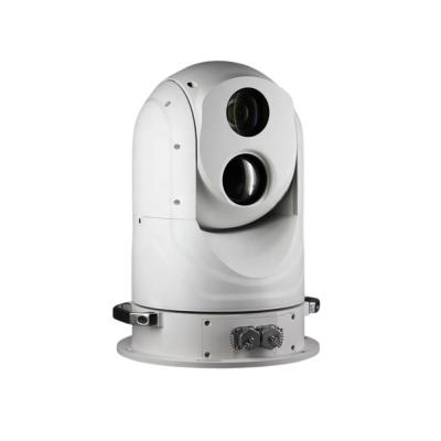 China Human Motion Tracking 4MP 52X Zoom + 640x480 100mm Thermal Imaging Bi-spectrum Long Range Optical Network PTZ Camera for sale