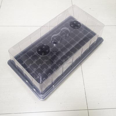 China Extra Strength 1020 wHumidity Disposable Dome Trays, For Seed Starting Plant Breeding Germination Tray No Holes Fodder System Starter for sale