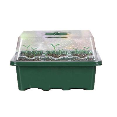 China Hot Selling High Quality 6/12 Cells Per Tray Plastic Seed Germination Plant Plant Seed Starting Cover With Dome Seed Trays for sale