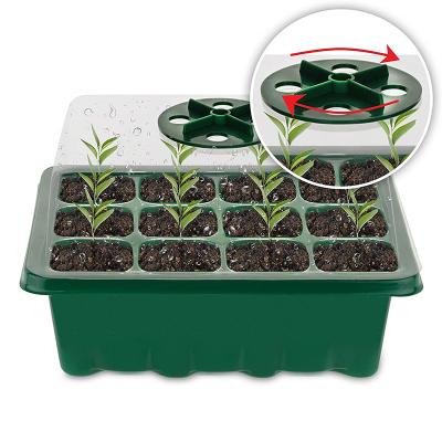 China High Quality Wholesale 3 Sets 12 Cell Nursery Box Humidity Dome For Nursery Culture for sale