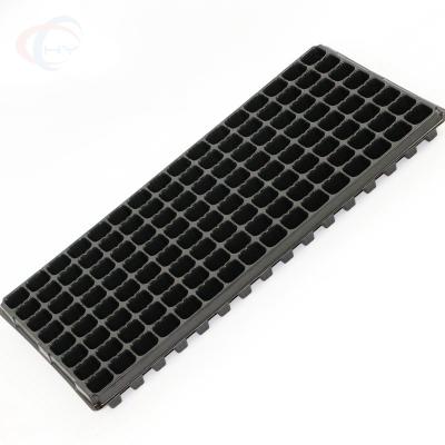 China Nursery Sowing Plastic 128 Cell Plant Nursery PVC Greenhouse Seedling Tray for sale