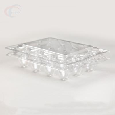 China Recyclable Biodegradable Custom Clear Quail Egg Cartons With 12 Holes for sale