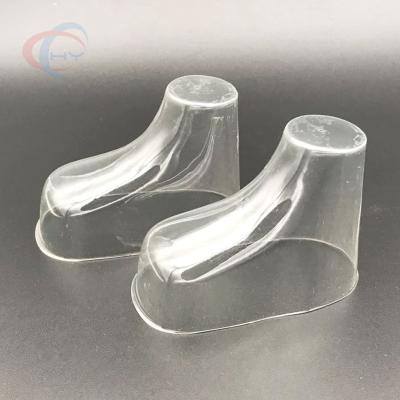 China Plastic Shoe Packing 9*6 PVC Baby Toddler Toddler Shoes Lined Accessories Socks Foot Mold for sale