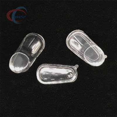 China Shoe packaging 9*5.5cm custom pvc blister plastic baby shoes lined with foot mold shoe support for sale