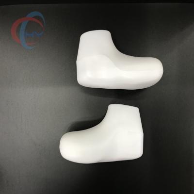 China White Blow Molding 11.5cm Big Shoe PP Blowing Foot Shoe Support for sale