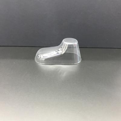 China Shoe Packaging 9.5 * 4cm PVC Plastic Blister Shell Foot Mold Shoe Support for sale