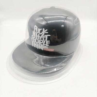 China Transparent Blister Clamshell Cheap Plastic Hat Wrapper Packaging For Baseball Caps for sale