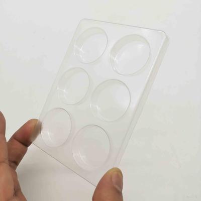 China 6 & 12 & 24 Cavity Wholesale Disposable High Quality Plastic Chocolate Clear PET Trays for sale