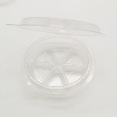 China Single Faced Circle Wax Melts Wrapping Round Plastic Wrapping Wax Melt Clamshell Round for sale