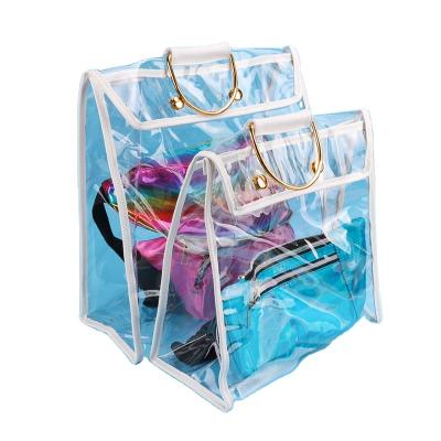 China Hot Selling Dustproof Plastic Material Handbag Cover Transparent Dust Bag For Handbag for sale