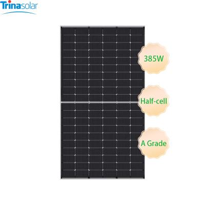 China China Manufacture 350w 375w 380w 400w 425w Poly Solar Panel Cell Solar Panel 210mmx210mm for sale