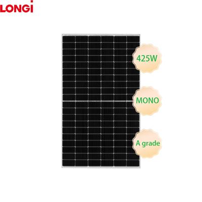 China 25A Longi Promotional Mono Solar Panel High Efficiency 182mm Half Cells 400W 500W 550W 600W 650W Solar Panel for sale