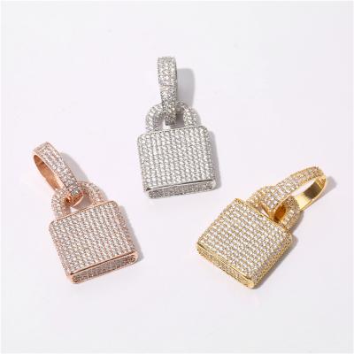 China Hiphop 2022 Bestselling Miami Hip Hop Jewelry Pendants With Brass Lock High Quality for sale