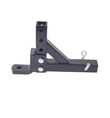 China Hot Selling Black Trailer Part Truck Part Power Coated Adjustable Trailer Hitch Ball Mount for sale