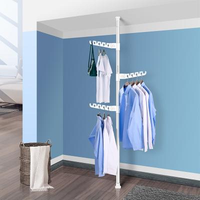 China 2022 Manufacturer Price Adjustable Suitable Floor Clothes Hanger Rack Coat Stand Standing Hanger (Other) for sale