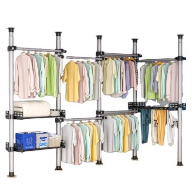 China Wholesale DIY Adjustable Portable Wardrobe Combined Bedroom Wardrobe (Size) for sale