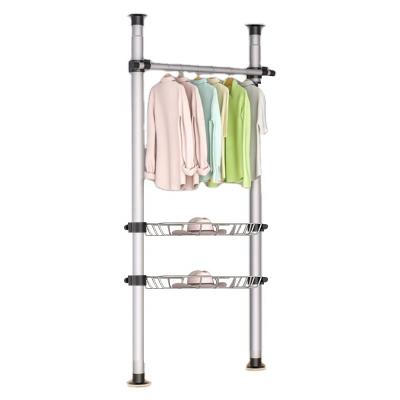 China (Size)Wholesale Cheap Adjustable Clothes Rail Racks Storage Portable Organizer Closet Foldable Metal Metal Clothing Hanger for sale