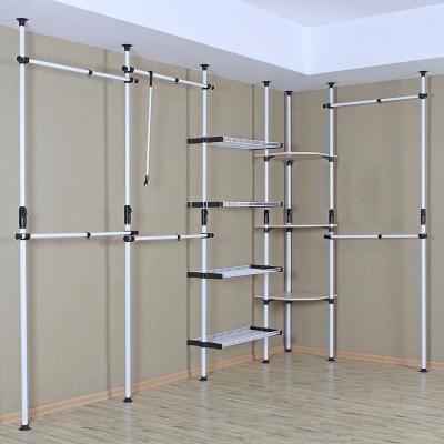 China General plastics hanging type together and open single wardrobe locker room ceiling metal steel frame curtain combined shipping and handling TS028 for sale