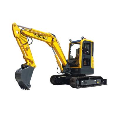 China Hotels YUCHAI 5ton Hydraulic Crawler Type Excavator YC55-8 for sale