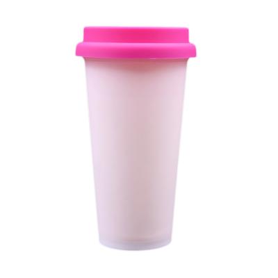 China Sustainable Portable Travel Custom Logo Eco Friendly BPA Free Silicone 500ml Coffee Mug With Lid for sale