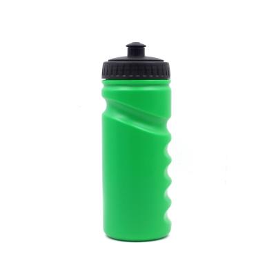 China Sustainable Factory Direct 600ml Custom Green PE Sports Water Bottle For Sports Fitness, Sports Plastic Cup Drinking Bottle For Outdoor Gym for sale