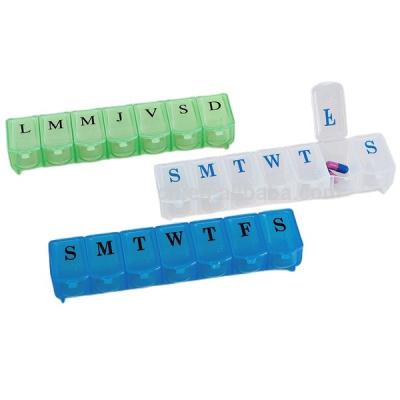 China Store Pills Plastic Pill Box With 7 Cases for sale