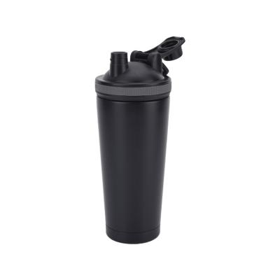 China Carry Loop 700ml Adjustable Protein Shaker Stainless Steel Shaker Bottle Viable 2022 New Products for sale