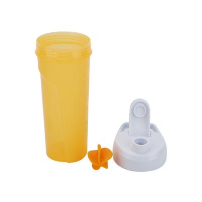 China New Design 700ml Viable Good Quality Custom Protein Shaker Bottle With Plastic Mixer Ball for sale