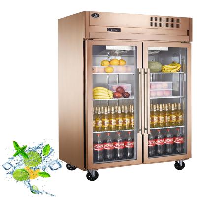 China Commercial Single-temperature Restaurant Equipment Kitchen Fridge Refrigerator for Fruits and Vegetables for sale